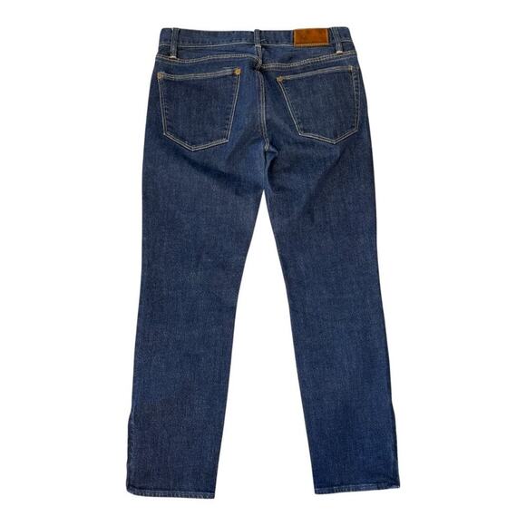 Madewell Women's Dark Wash Straight Leg Jeans Size 4 (27) Blue‎ Denim - Picture 2 of 6